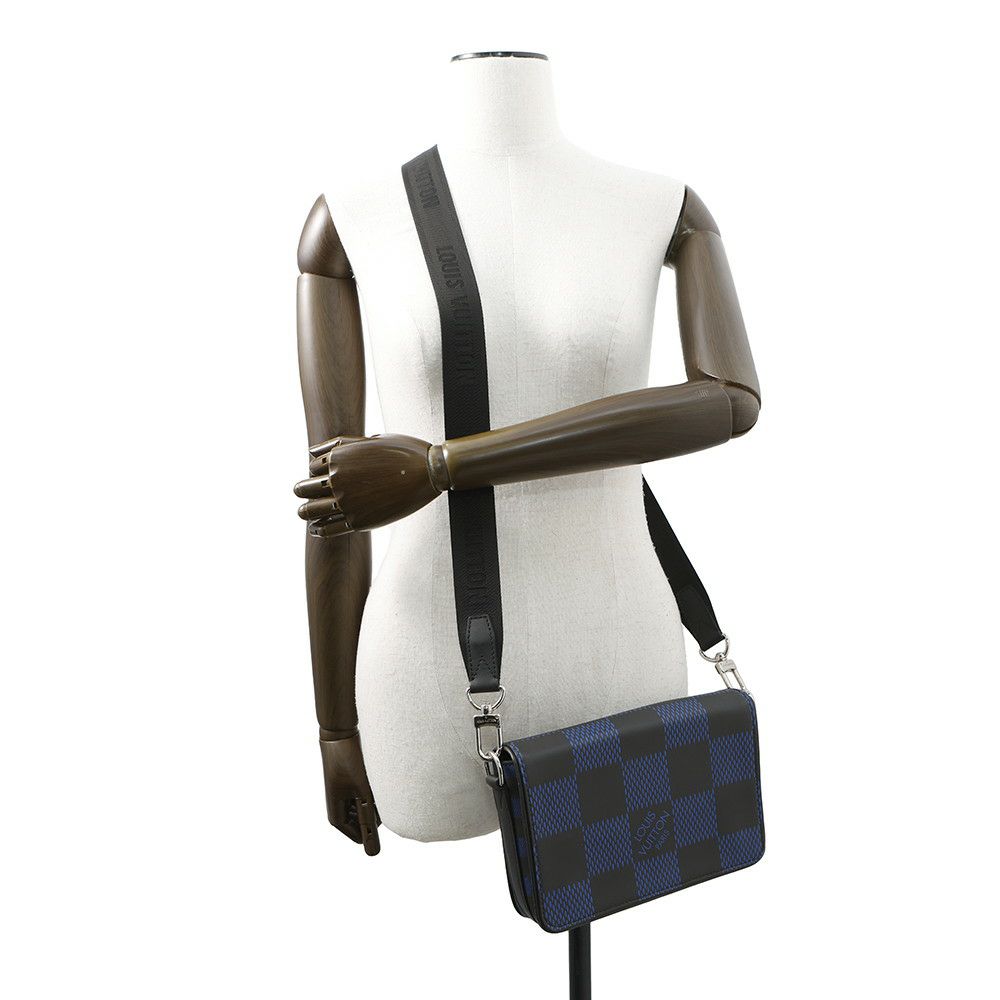 ルイヴィトン ショルダーバッグ ダミエ・アンフィニ3D ステュディオ・メッセンジャー N50037   LOUIS VUITTON 黒 ブラック