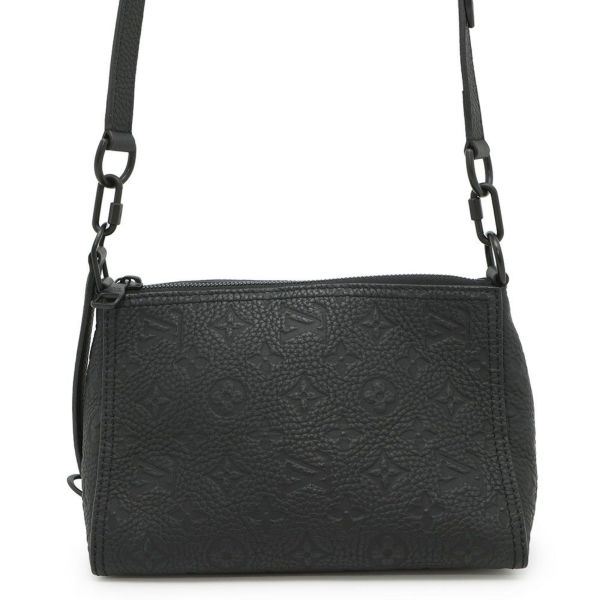 ルイヴィトン ショルダーバッグ モノグラム・トリヨン トリアングル メッセンジャーバッグ M55878 2020春夏コレクション ブラック 黒