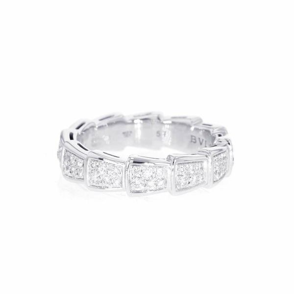 ブルガリ リング セルペンティ ヴァイパー リング ダイヤモンド リングサイズ57 353514 BVLGARI ジュエリー 指輪