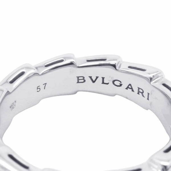 ブルガリ リング セルペンティ ヴァイパー リング ダイヤモンド リングサイズ57 353514 BVLGARI ジュエリー 指輪