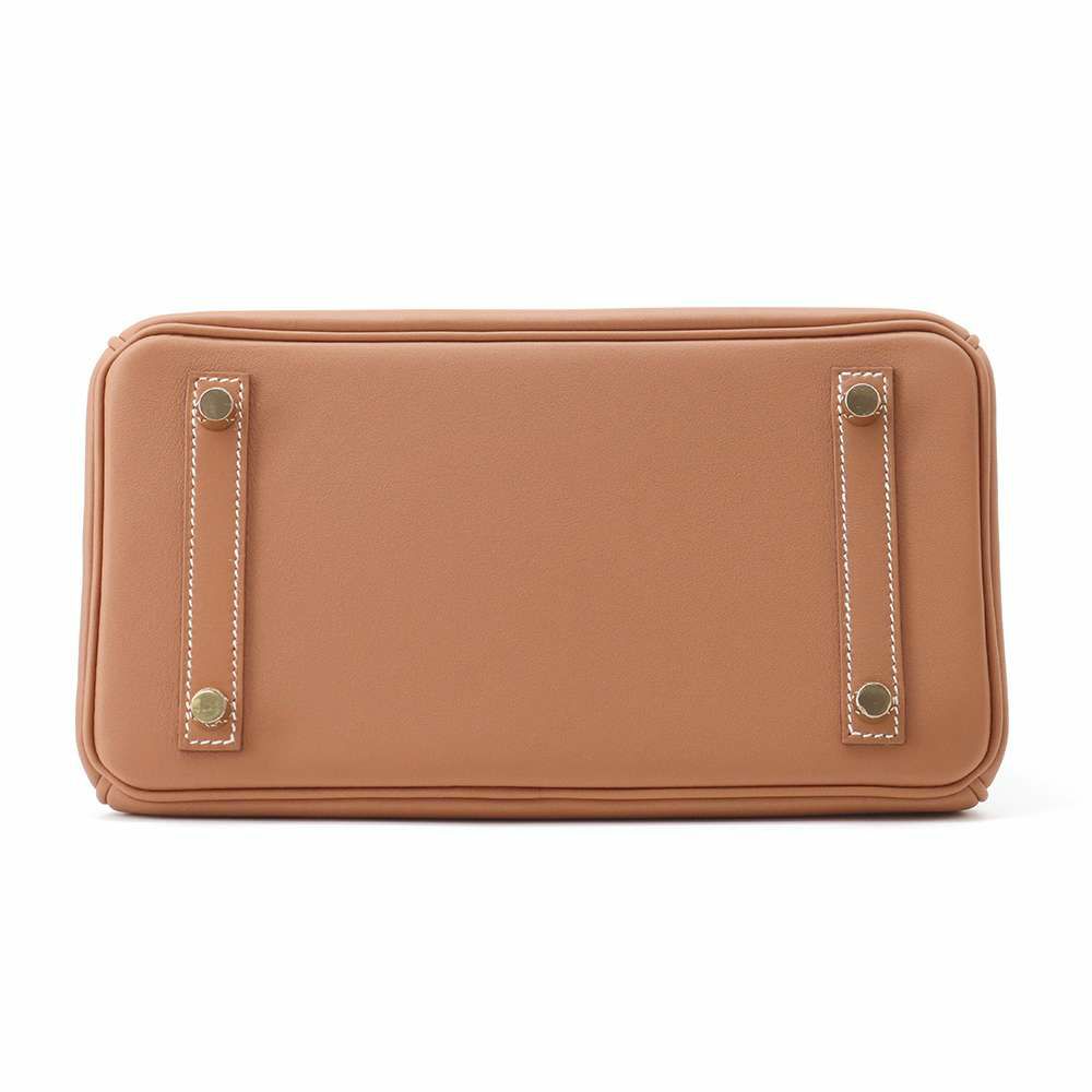 エルメス バーキン25 ゴールド/ゴールド金具 スイフト W刻印 HERMES Birkin ハンドバッグ