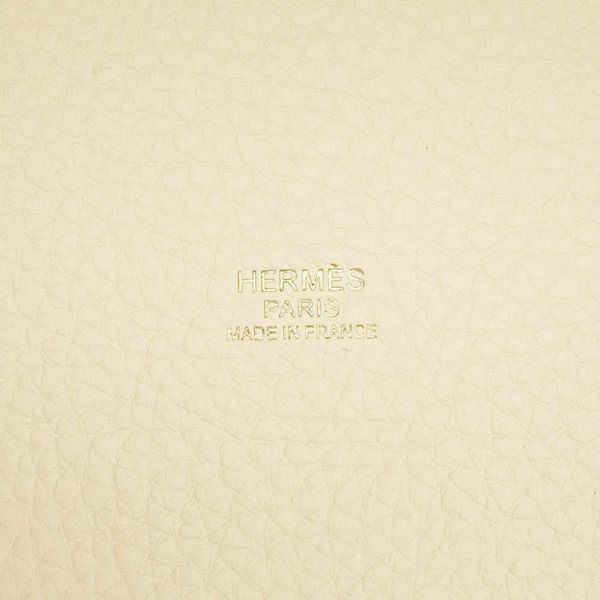 エルメス ハンドバッグ ピコタンロックMM ナタ/ゴールド金具 トリヨンクレマンス U刻印