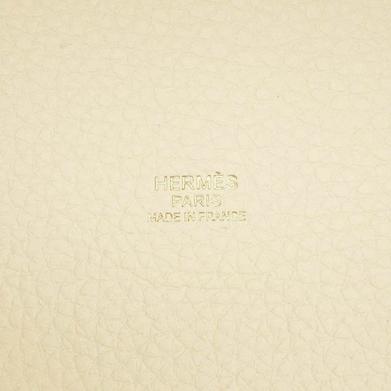 エルメス ハンドバッグ ピコタンロックMM ナタ/ゴールド金具 トリヨンクレマンス U刻印