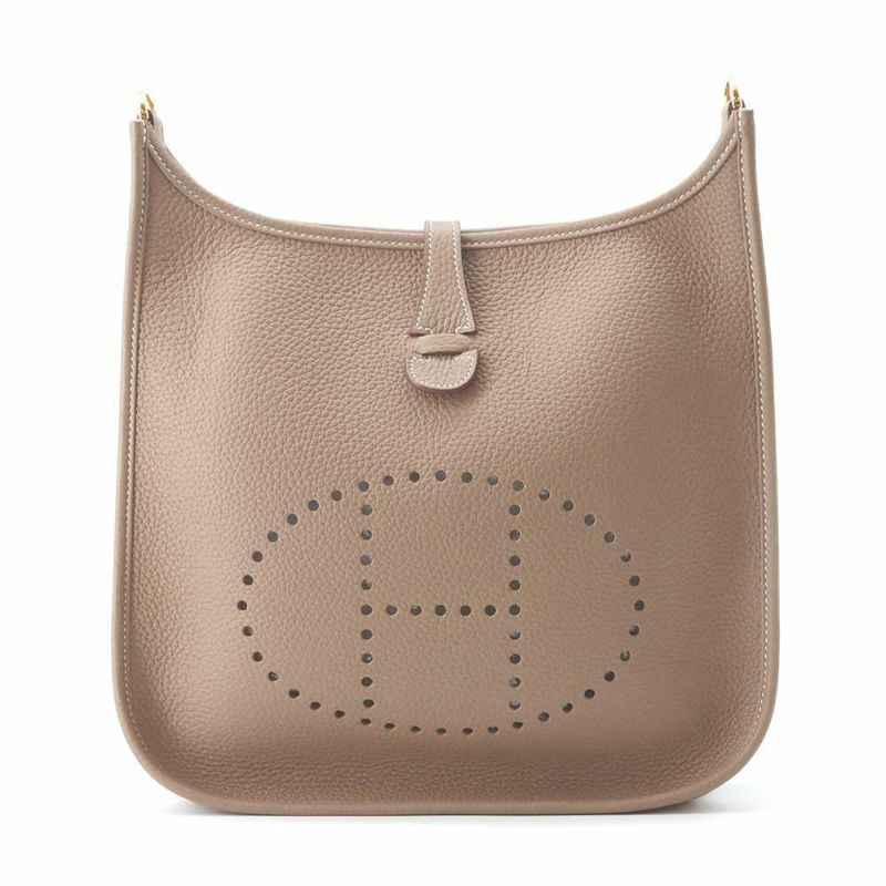 エルメス ショルダーバッグ エブリン3 PM エトゥープ/ゴールド金具 トリヨンクレマンス W刻印