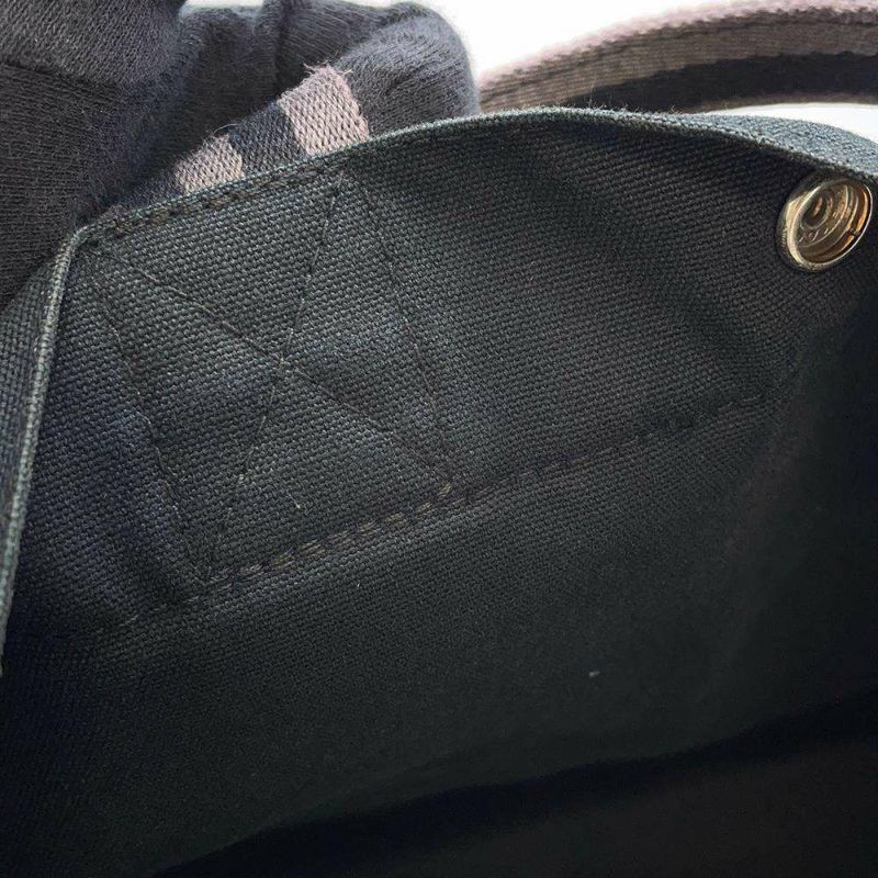 エルメス トートバッグ フールトゥMM キャンバス HERMES 黒