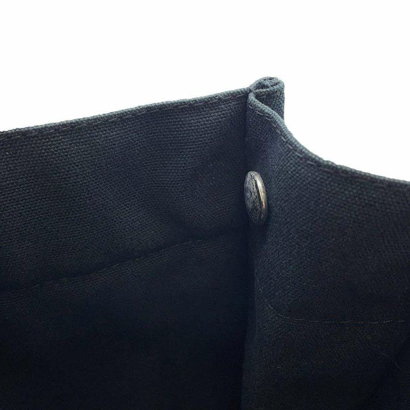 エルメス トートバッグ フールトゥMM キャンバス HERMES 黒