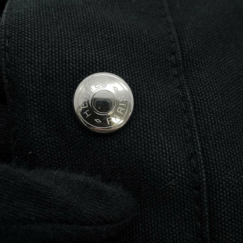 エルメス トートバッグ フールトゥMM キャンバス HERMES 黒