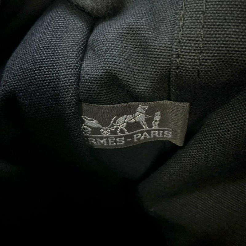 エルメス トートバッグ フールトゥMM キャンバス HERMES 黒