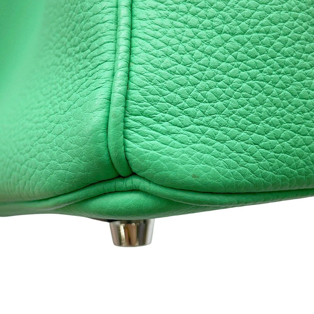 エルメス バーキン25 ヴェールコミック/シルバー金具 トゴ W刻印 HERMES Birkin ハンドバッグ