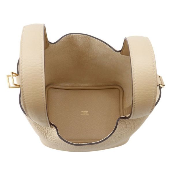 エルメス ハンドバッグ ピコタンロックPM トレンチ/ゴールド金具 トリヨンクレマンス K刻印