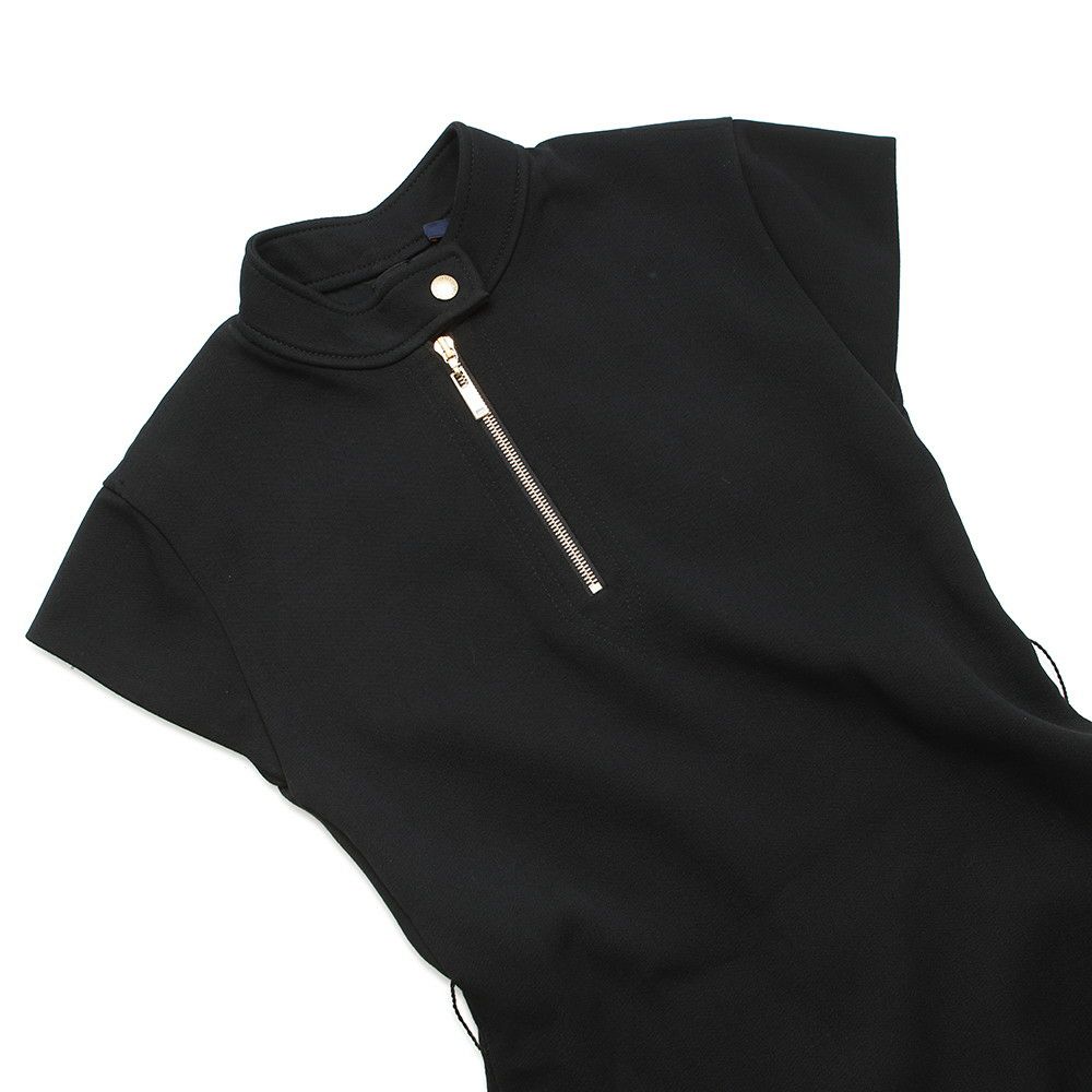 ルイヴィトン ワンピース フリル ウール レディースサイズ38 LOUIS VUITTON 黒 ブラック セール品