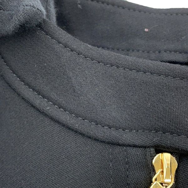 ルイヴィトン ワンピース フリル ウール レディースサイズ38 LOUIS VUITTON 黒 ブラック セール品