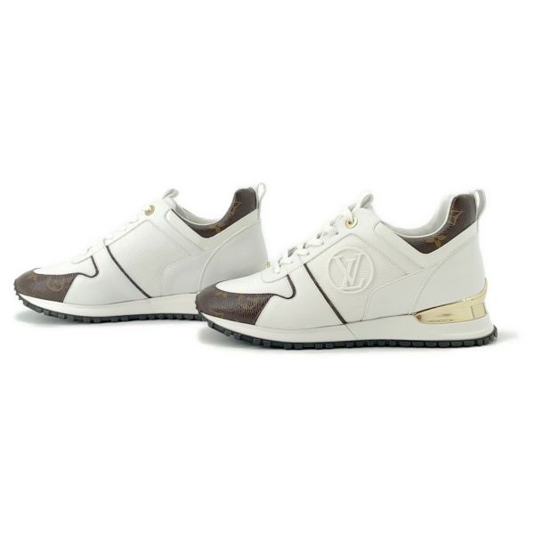 ルイヴィトン スニーカー モノグラム ランアウェイ・スニーカー レディースサイズ39 1/2 LOUIS VUITTON 靴 白