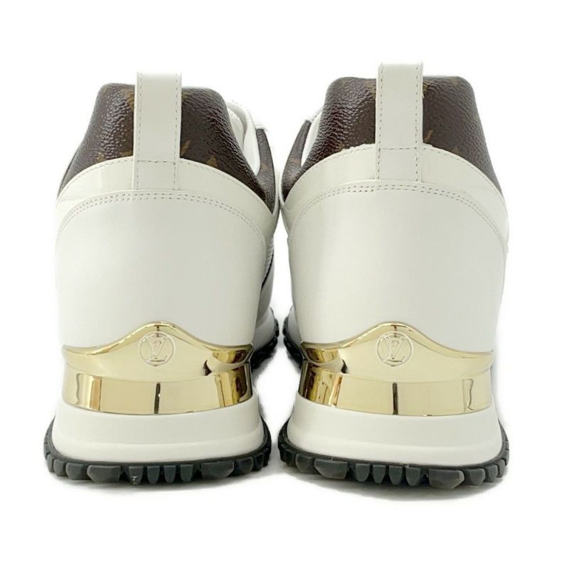 ルイヴィトン スニーカー モノグラム ランアウェイ・スニーカー レディースサイズ39 1/2 LOUIS VUITTON 靴 白