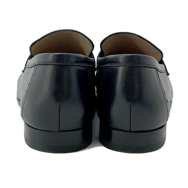 エルメス モカシン パリ レザー メンズサイズ44 HERMES 靴 黒