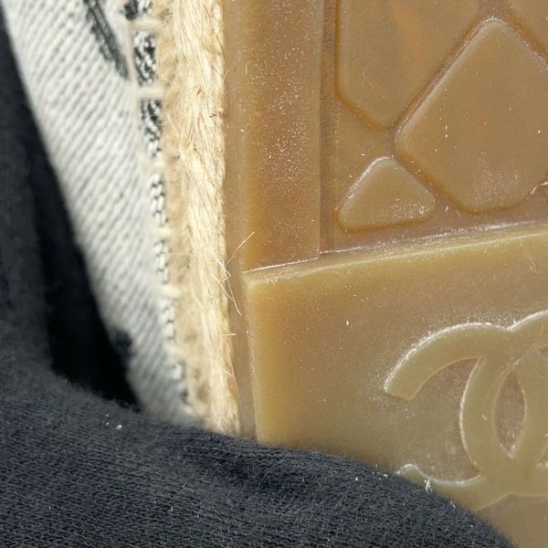 シャネル エスパドリーユ ココマーク キャンバス レディースサイズ38C G39028 CHANEL 靴