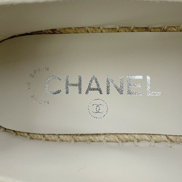 シャネル エスパドリーユ ココマーク キャンバス レディースサイズ38C G39028 CHANEL 靴