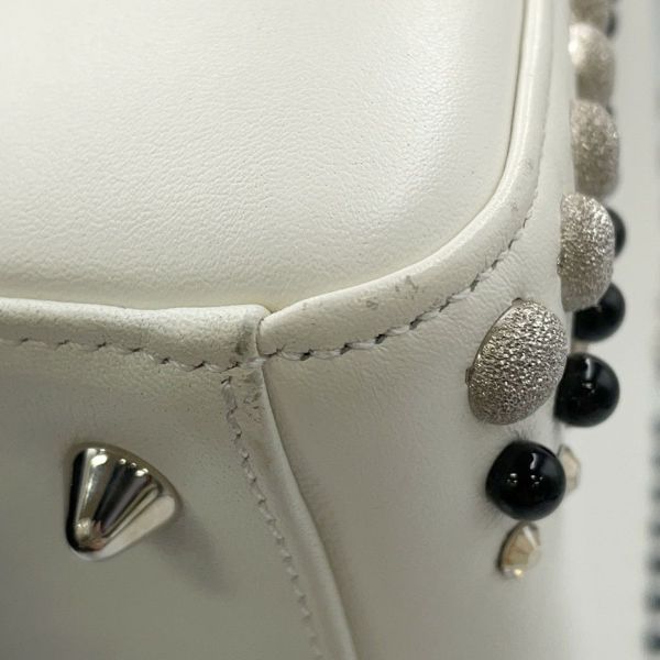 クリスチャン・ディオール ハンドバッグ レディディオール ミディアム レザー ラインストーン 2way