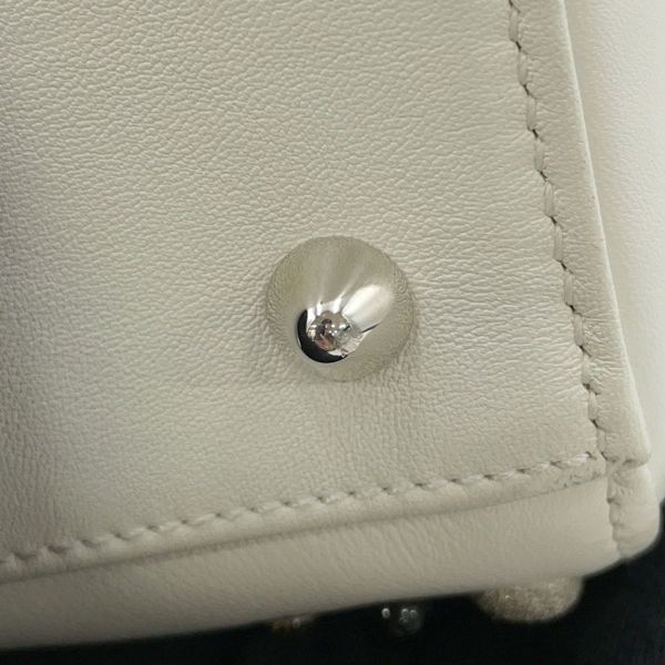 クリスチャン・ディオール ハンドバッグ レディディオール ミディアム レザー ラインストーン 2way