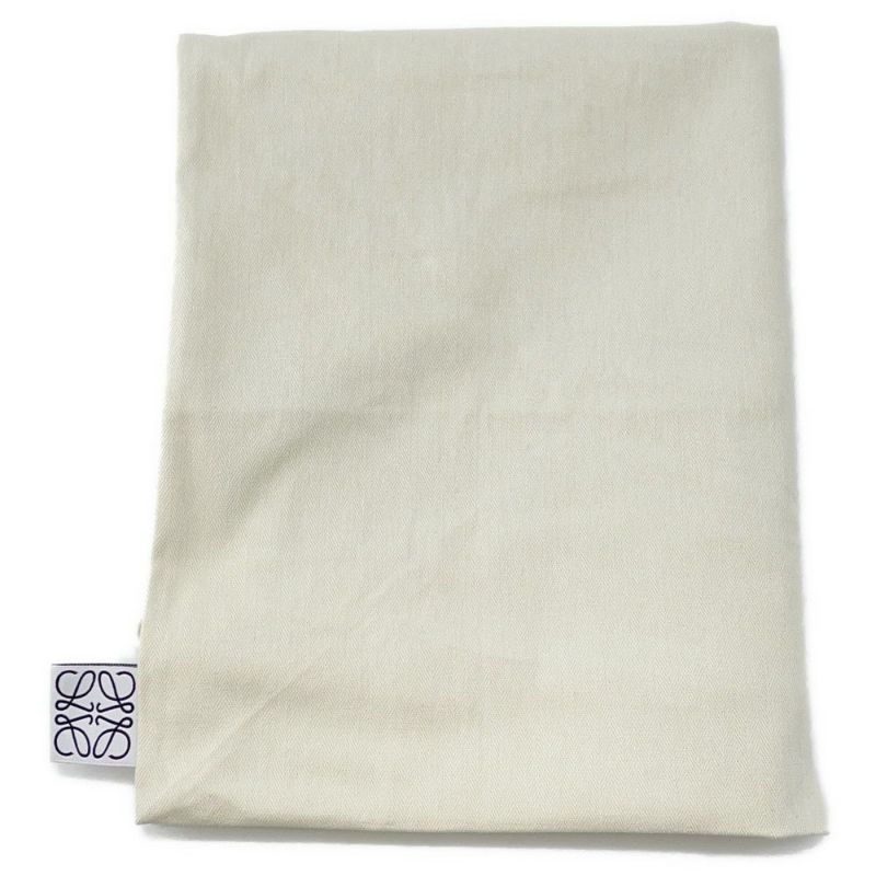 ロエベ トートバッグ アナグラム クッショントート スモール キャンバス レザー A612A93X18 LOEWE 黒