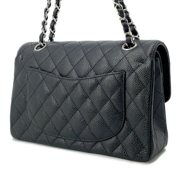 シャネル チェーンショルダーバッグ マトラッセ23 ココマーク ダブルチェーン A01113 CHANEL 黒