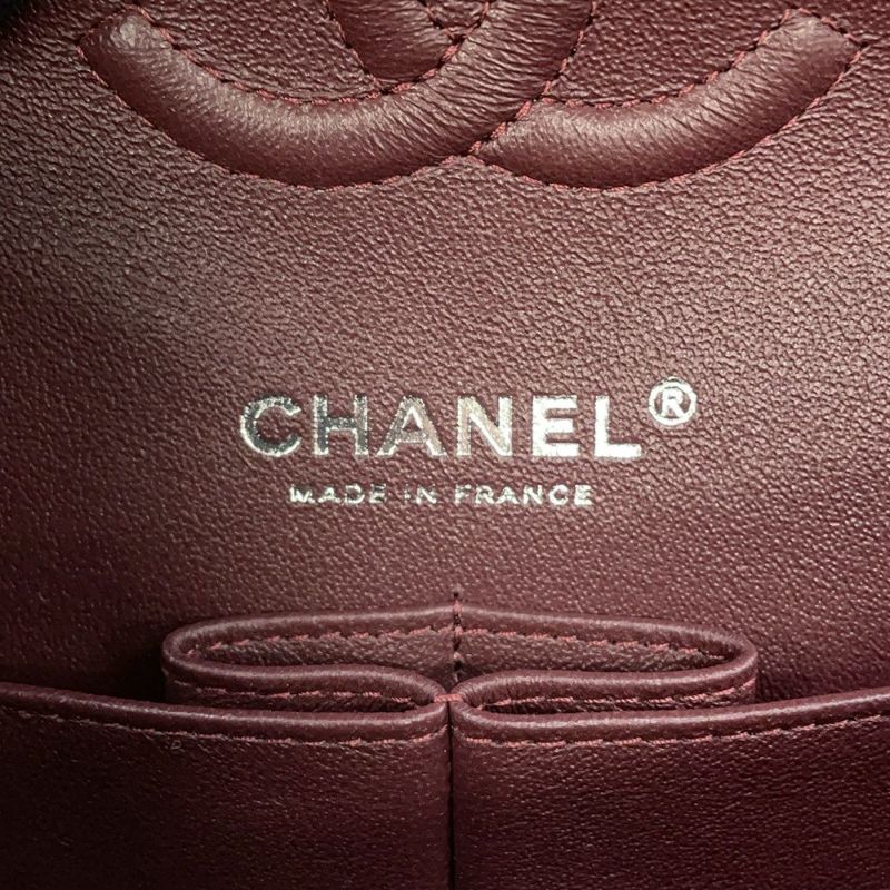 シャネル チェーンショルダーバッグ マトラッセ23 ココマーク ダブルチェーン A01113 CHANEL 黒