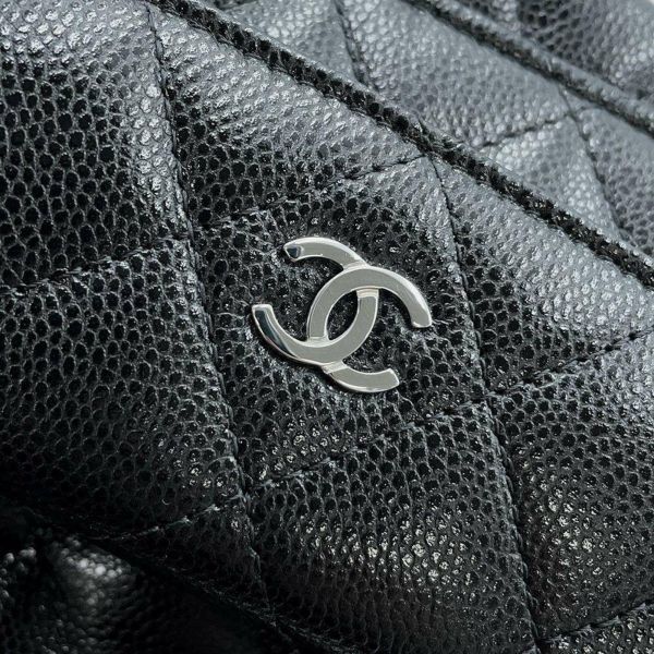 シャネル リュック マトラッセ ココマーク キャビアスキン ミニ AP3753 CHANEL バッグ バックパック 黒