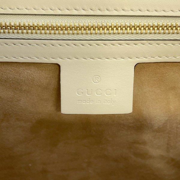 グッチ ハンドバッグ シルヴィ カーフレザー 431665 GUCCI 2wayショルダー アイボリー