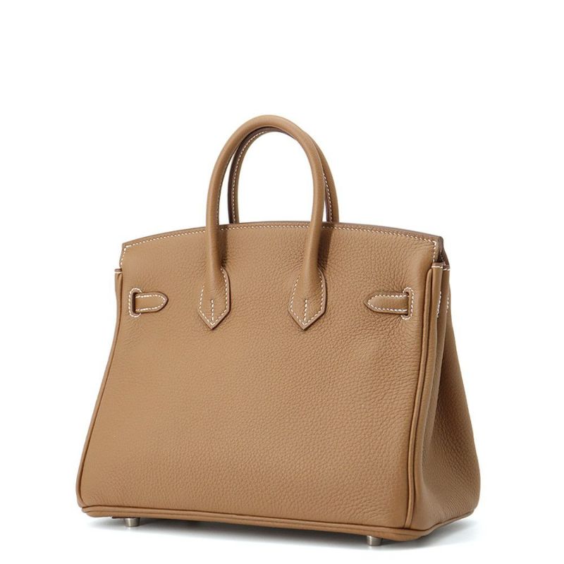 エルメス バーキン25 ゴールド/シルバー金具 トゴ K刻印 HERMES Birkin ハンドバッグ