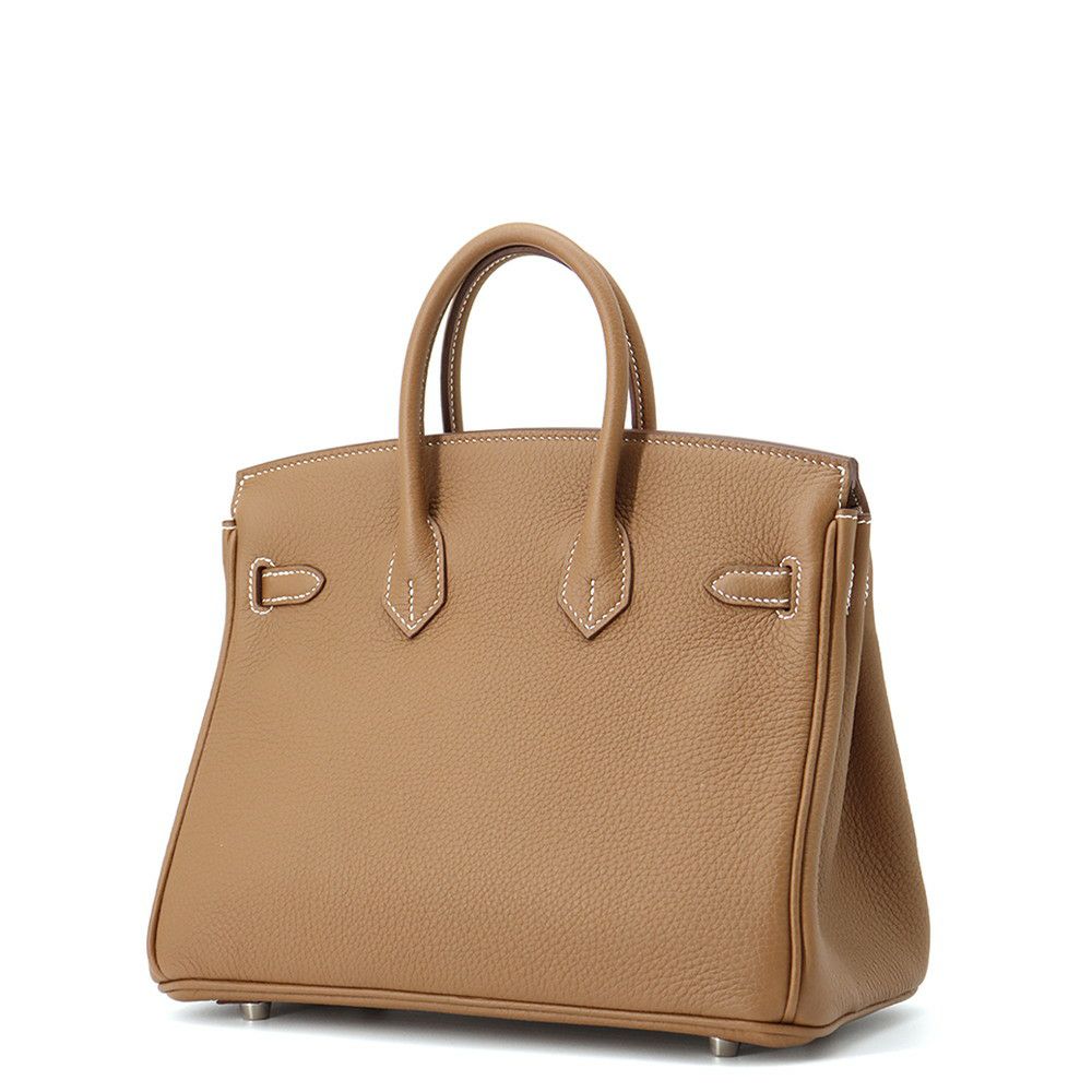 エルメス バーキン25 ゴールド/シルバー金具 トゴ K刻印 HERMES Birkin ハンドバッグ