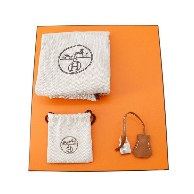 エルメス バーキン25 ゴールド/シルバー金具 トゴ K刻印 HERMES Birkin ハンドバッグ