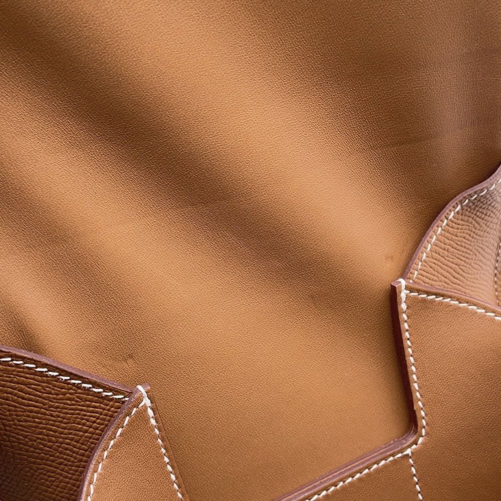 エルメス デッラ・カヴァッレリア ミニ ゴールド/ゴールド金具 ヴォーエプソン B刻印