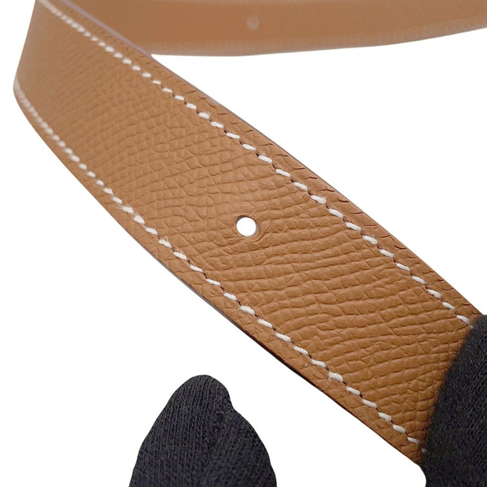 エルメス デッラ・カヴァッレリア ミニ ゴールド/ゴールド金具 ヴォーエプソン B刻印