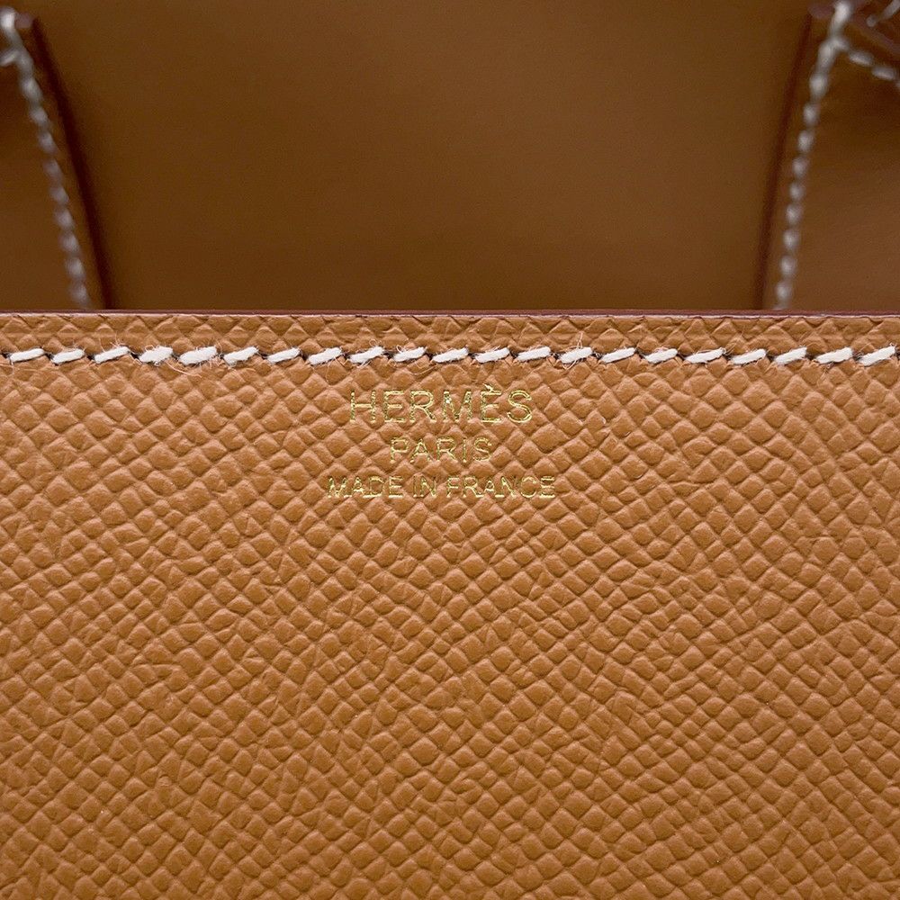 エルメス デッラ・カヴァッレリア ミニ ゴールド/ゴールド金具 ヴォーエプソン B刻印