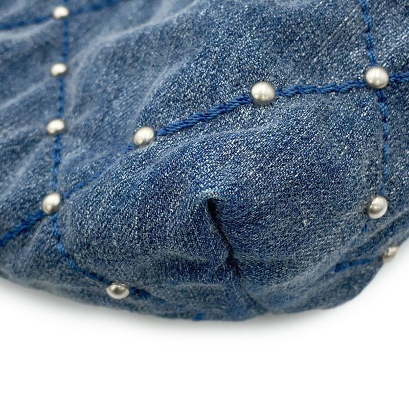 シャネル チェーンショルダーバッグ CHANEL 22 マトラッセ スモール デニム AS3260 CHANEL ポーチ付き