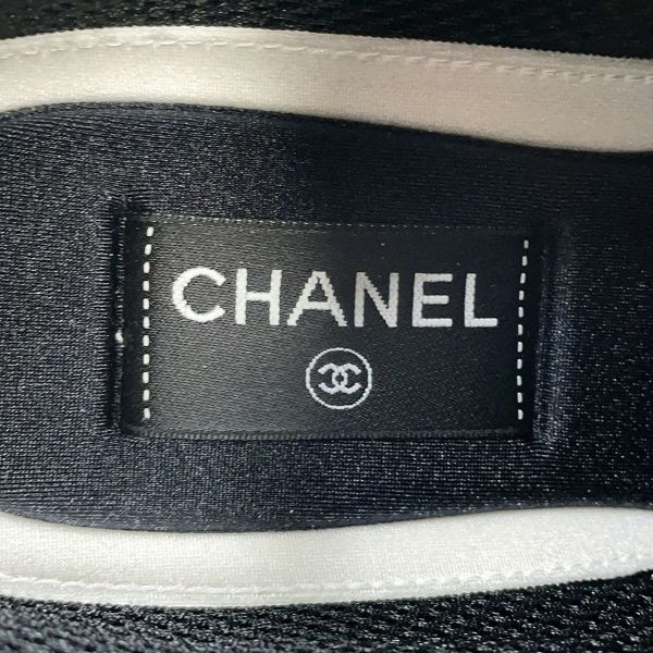 シャネル スニーカー ココマーク レザー スエード レディースサイズ38 G45212 CHANEL 靴 白 黒