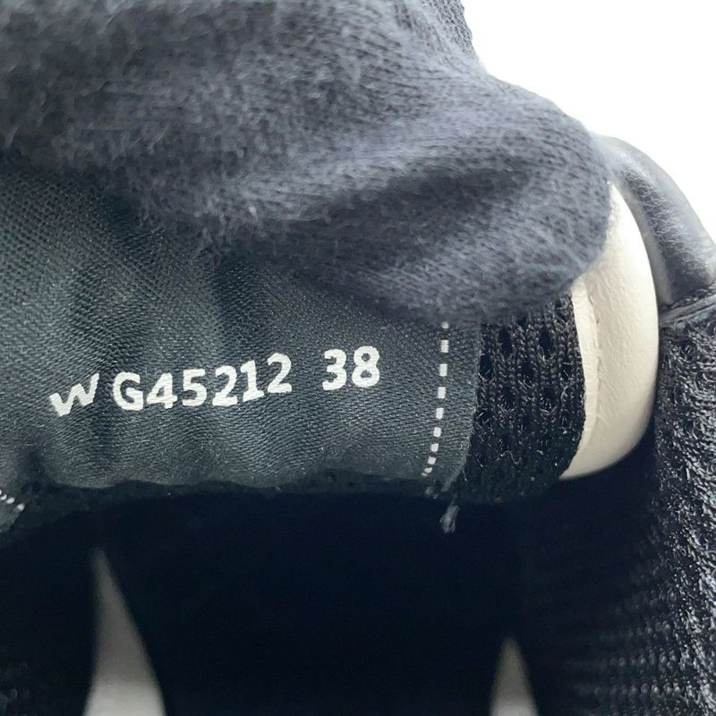 シャネル スニーカー ココマーク レザー スエード レディースサイズ38 G45212 CHANEL 靴 白 黒