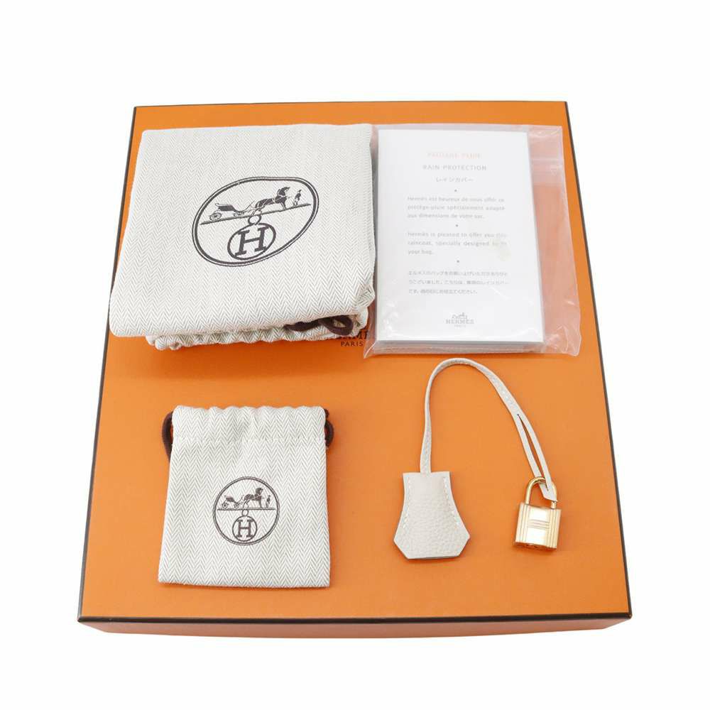 エルメス バーキン25 クレ/ピンクゴールド金具 トゴ Z刻印 HERMES Birkin ハンドバッグ