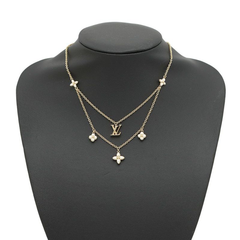 ルイヴィトン ネックレス LV フローラグラム メタル レジン M00981 LOUIS VUITTON アクセサリー