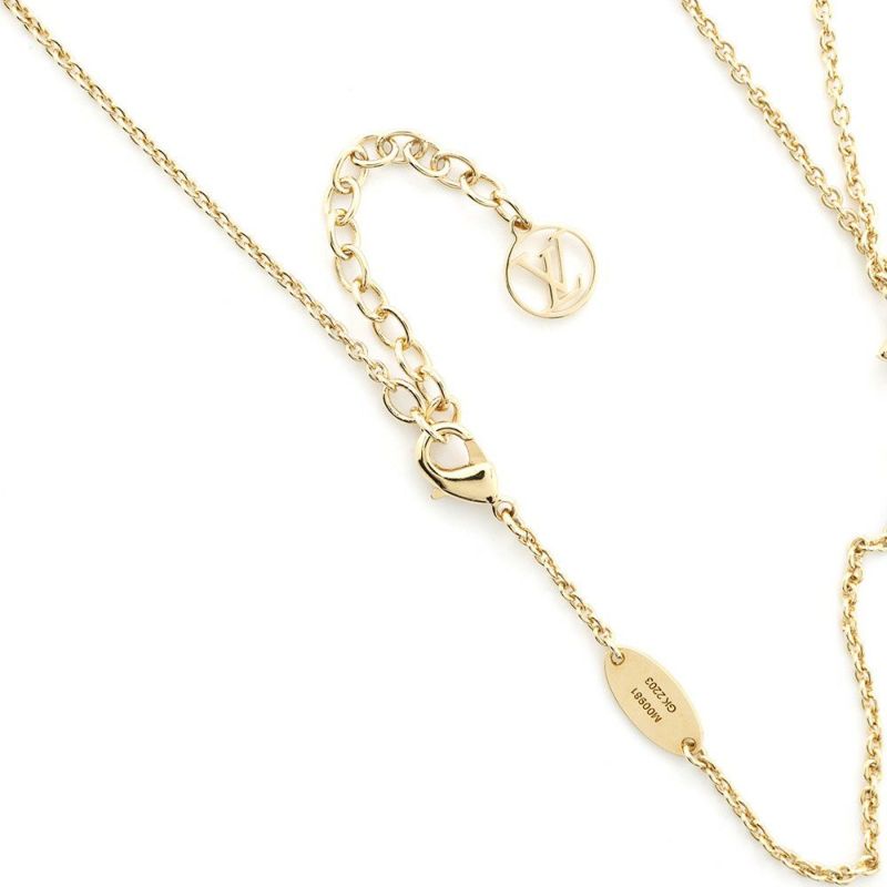 ルイヴィトン ネックレス LV フローラグラム メタル レジン M00981 LOUIS VUITTON アクセサリー