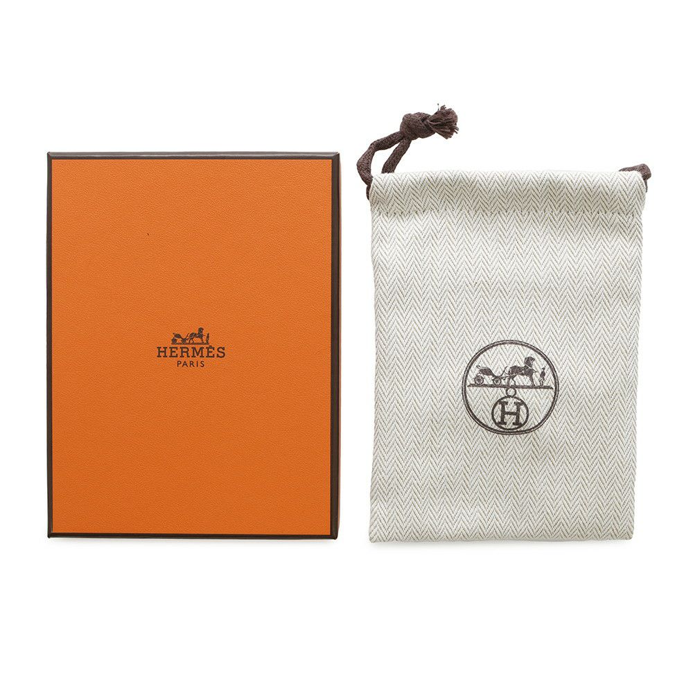 エルメス ネックレス ミニ・ポップアッシュ ブラック/シルバー金具 HERMES アクセサリー 黒