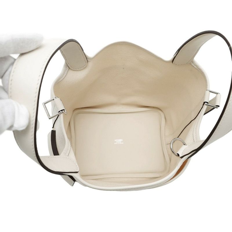 エルメス ハンドバッグ ピコタンロックPM カーゴ ナタ/シルバー金具 トワルゴエラン/スイフト Z刻印