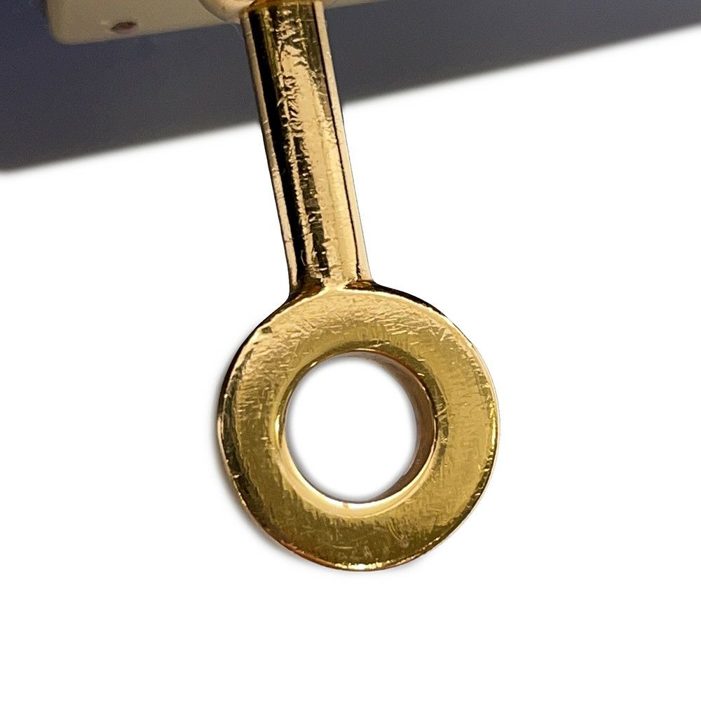 エルメス ショルダーバッグ ミニケリー ブルーサフィール/ゴールド金具 ボックスカーフ 〇O刻印