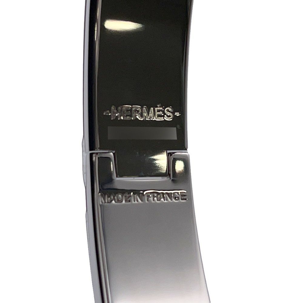 エルメス ブレスレット クリック H クリッククラックPM ベージュ/シルバー金具 HERMES アクセサリー