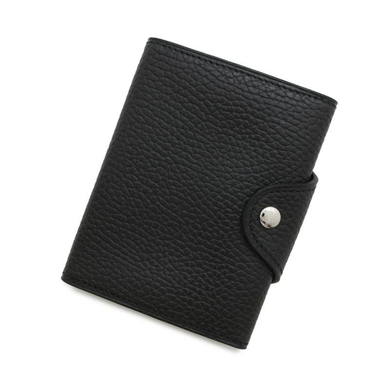 エルメス コインケース イリアード コンパクト ブラック/シルバー金具 ヴァッシュ・ギャロップ・ドゥ・エルメス B刻印 黒