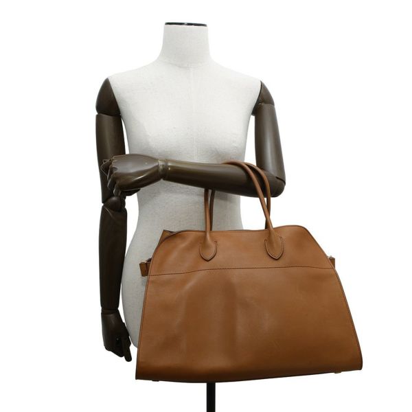 ザ ロウ トートバッグ ソフトマルゴー 15 SOFT MARGAUX レザー W1255 THE ROW