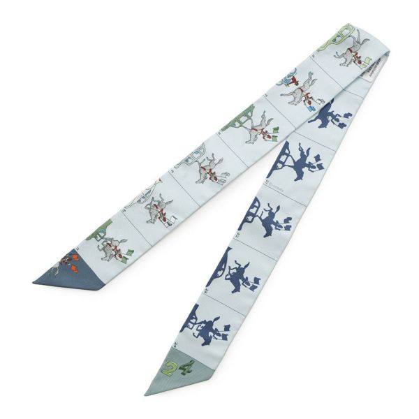 エルメス スカーフ ツイリー エルメス・パラード Hermes Parade HERMES シルク 2024秋冬