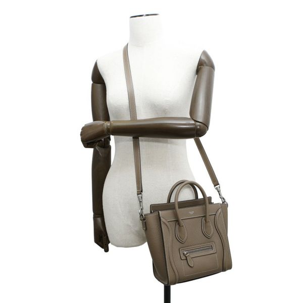 セリーヌ ハンドバッグ ラゲージ ナノショッパー 189243 CELINE 2way