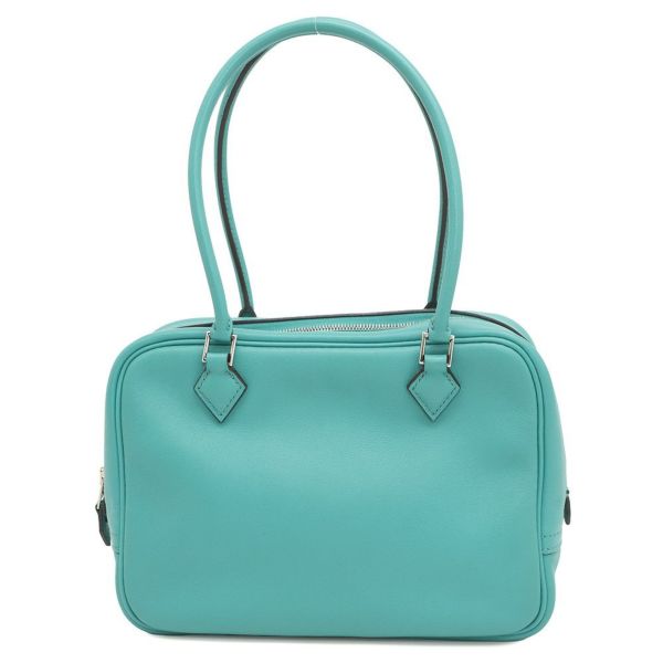 エルメス ハンドバッグ プリュム ミニ ブルーパオン/シルバー金具 スイフト X刻印 HERMES バッグ