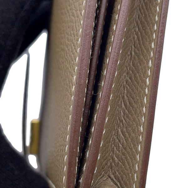 エルメス 長財布 ベアンスフレ エトゥープ/ゴールド金具 エプソン □Q刻印 HERMES 財布